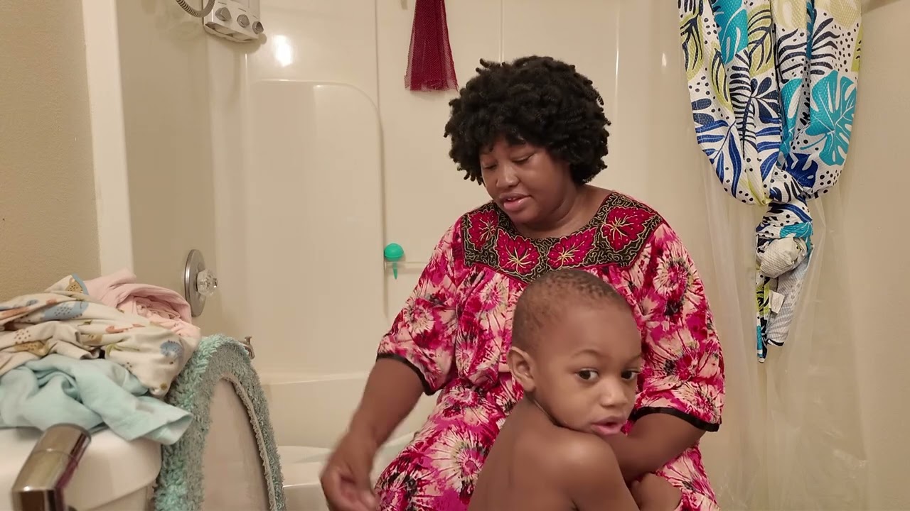 My son did this to me in the shower 