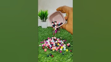 Satisfying Reverse Breads ASMR || Colouring Balls Reverse Video #asmr #reverse #satisfying