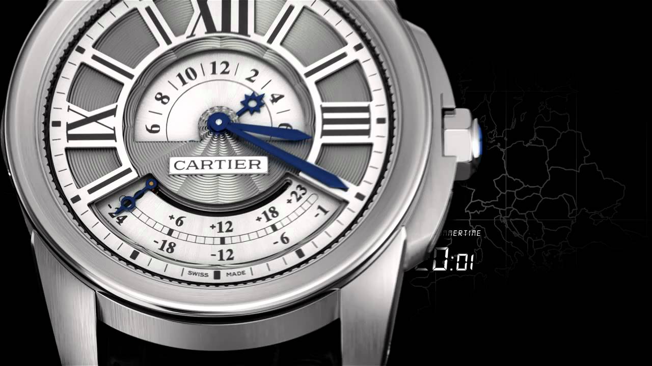 cartier calibre multiple time zone