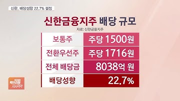 신한금융의 자신감?…금융당국 ‘20% 배당 권고’ 깼다