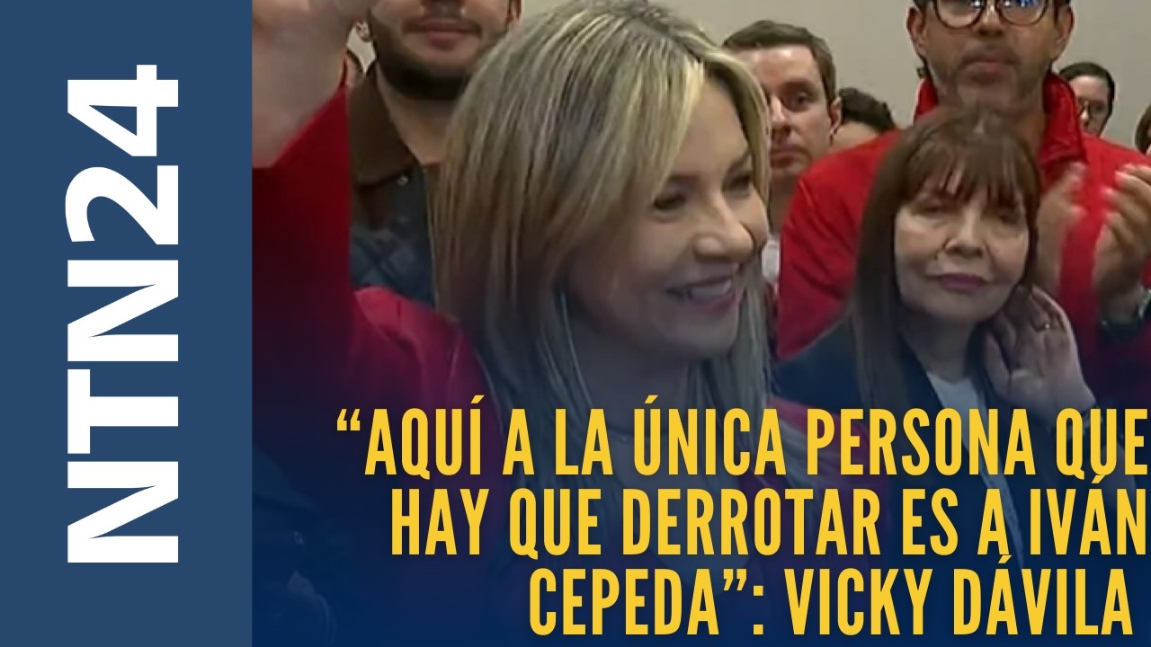“Aquí a la única persona que hay que derrotar es a Iván Cepeda”: Vicky Dávila