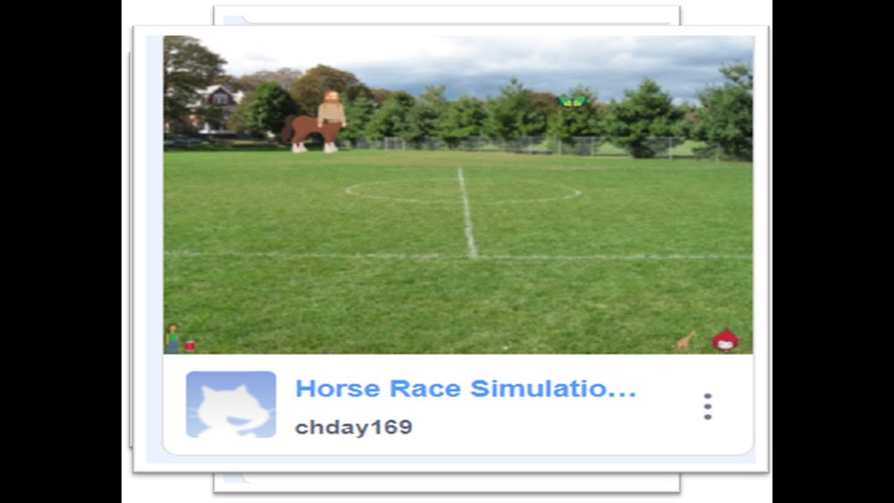 Horse race and Ribbon Show Scratch.賽馬及綵(彩)帶秀.競馬とリボンショーのスクラッチchday169