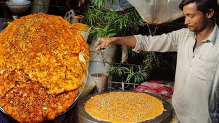 DEEP FRIED DESI PIZZA IN LAHORE | LAHORI KATLAMA STREET FOOD | KATLAMA RECIPE |LAHORE STREET FOOD PK