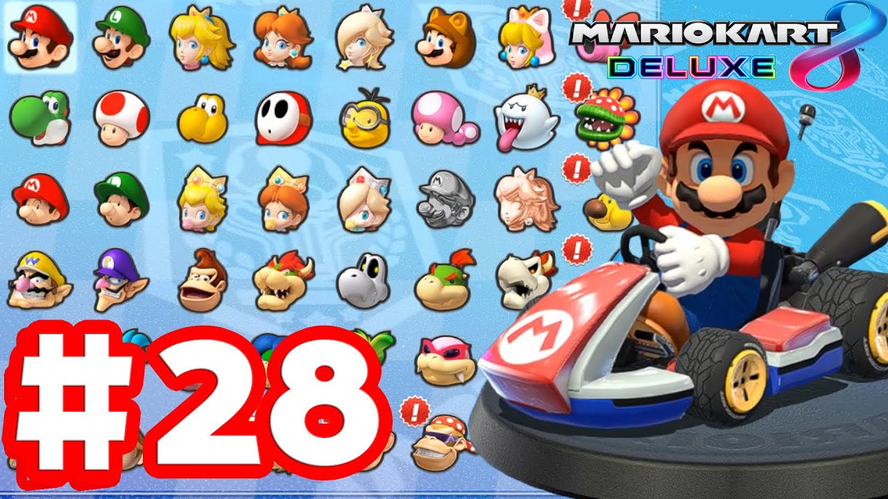 Mario Kart 8 Deluxe Swap Part 28 Grand Prix 200cc – Mushroom Cup (Mario)