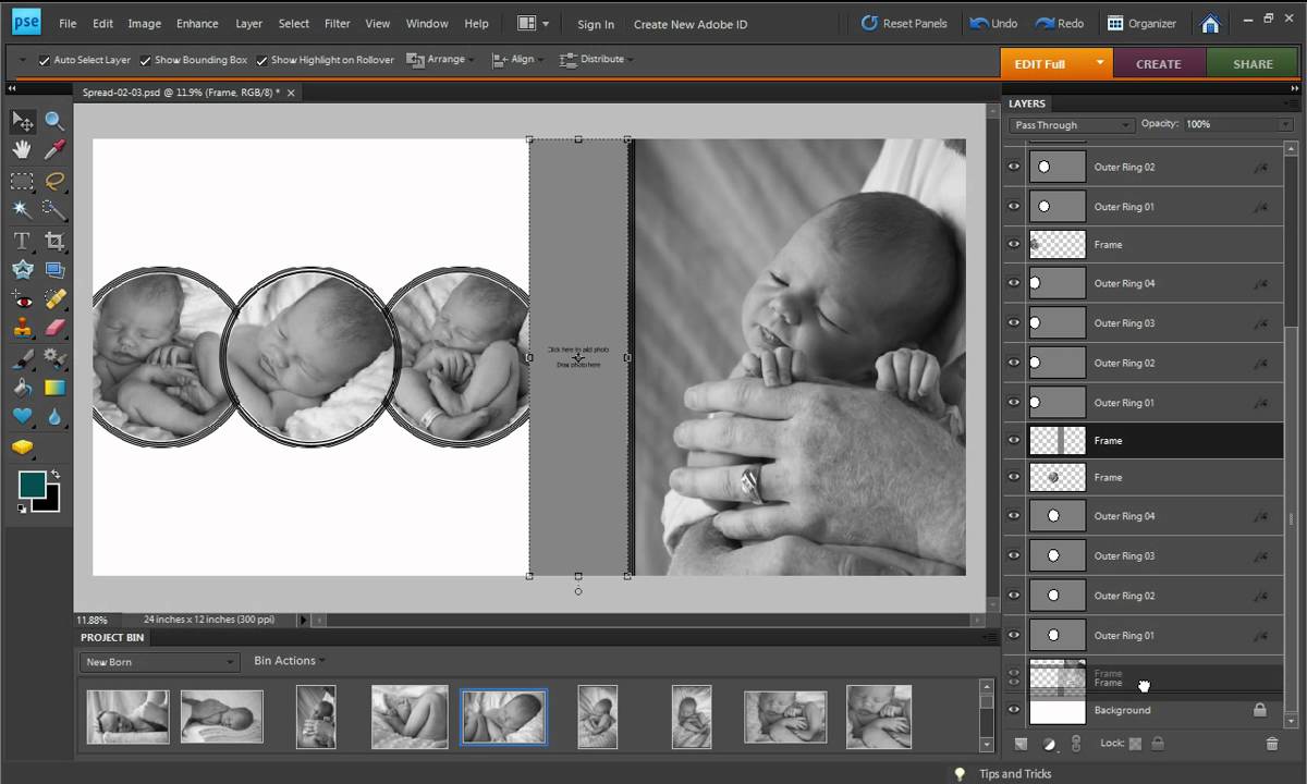 Photoshop Elements Drag And Drop Templates YouTube Photoshop Elements Drag And Drop Templates YouTube