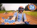 Blippi&#39;s Go Kart Race | 🔤 Moonbug Subtitles 🔤 | Learning Videos