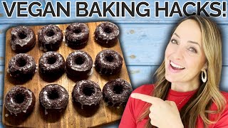 3 Vegan Food Hacks YOU NEED TO KNOW When Making Desserts!