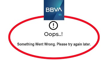 ✅How to Fix BBVA Spain App Oops something Went Wrong Error on Android ✅