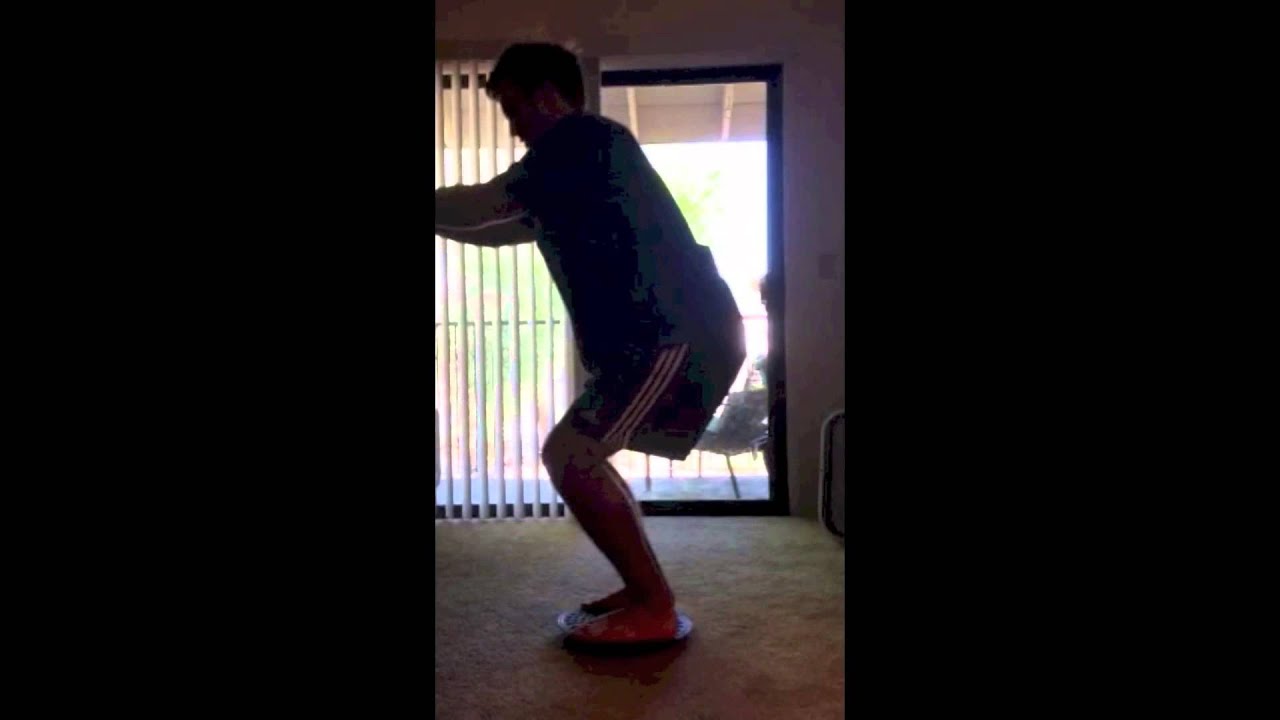 Squats (balance board) YouTube