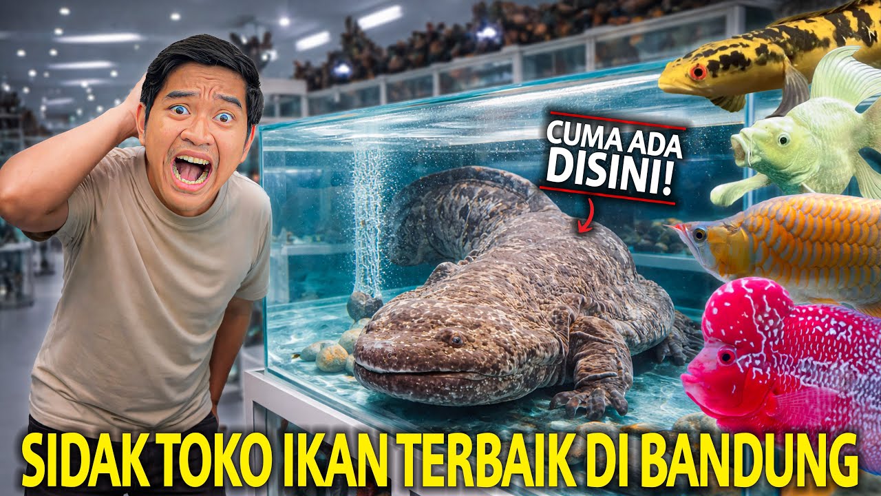SIDAK TOKO IKAN TERBAIK DI BANDUNG! BANYAK HEWAN LANGKA DAN ANEH-ANEH DI SINI!