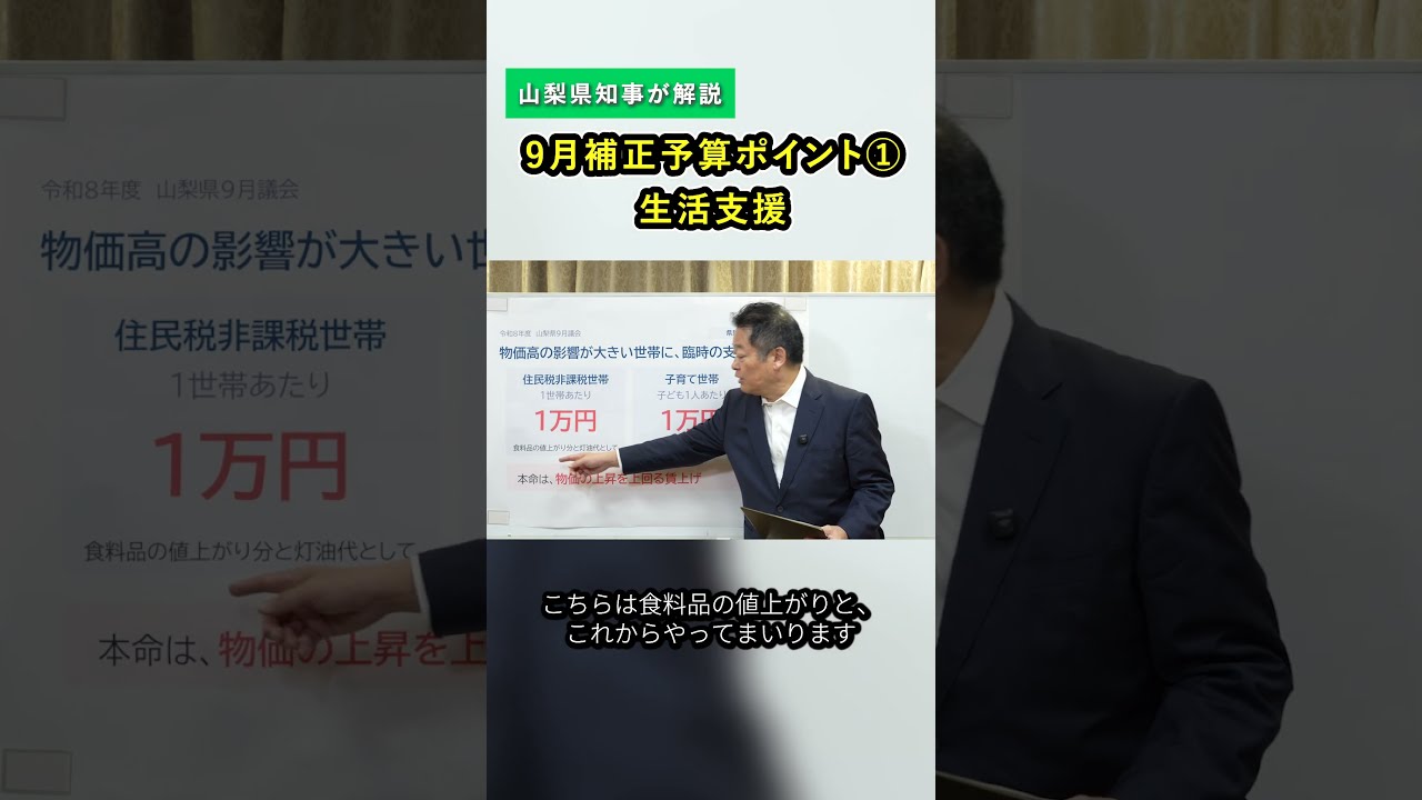 山梨県知事のだいたい1分解説 #2