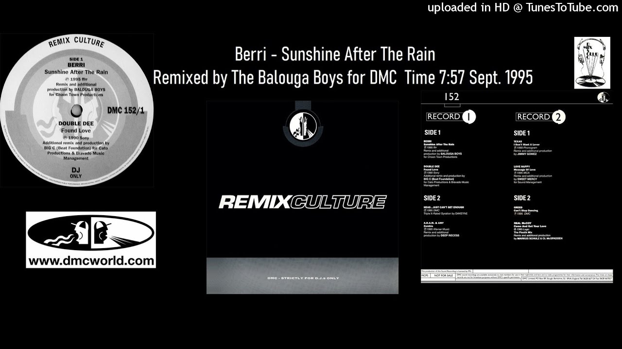Berri - Sunshine After The Rain (DMC Remix by The Balouga Boys ...