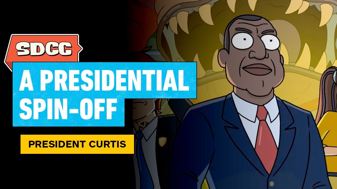 President Curtis Tackles the Deficit and Vampires in this Rick & Morty Spinoff | Comic Con 2026