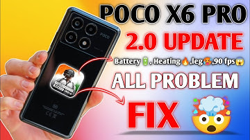 HyperOS 2.0 update all Problems fix😱| POCO X6 PRO | Android 15 | DS 8300 ULTRA🔥|90FPS HONEST REVIEW