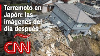 Edificios en ruinas, rescates y evacuados, así es el día después del terremoto magnitud 7,5 en Japón