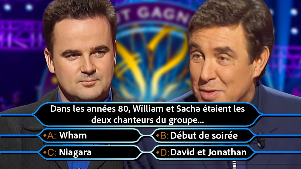 Qui Veut Gagner des Millions ? - Stephane (p2), Denis, Anne-Pascale (p1) | 29-12-2002