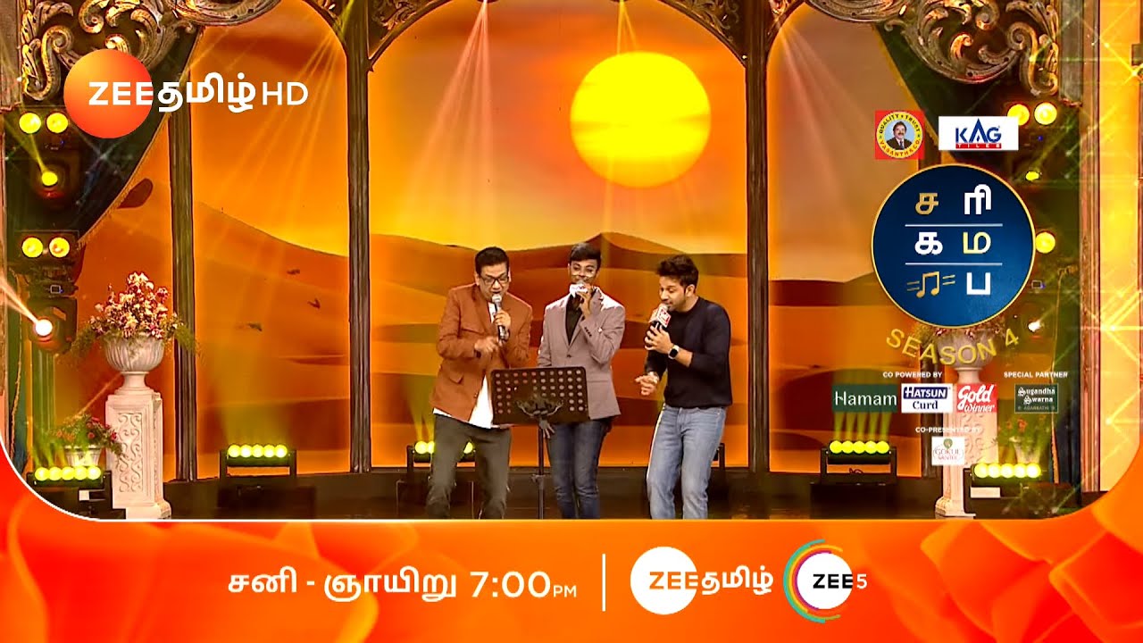 Saregamapa Senior Season 4  Intro Round  Sat  Sun 7PM  Promo  Zee Tamil