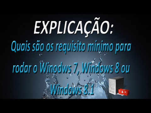 Vídeo: Quais São Os Requisitos Mínimos De Sistema Para O Windows 8