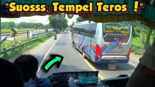 'SUOSSS, TEMPEL TERUS !' 🔥 | Aksi Balapan Seru dan Sportif antar Bus Balap Jawatimuran 🚌