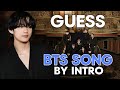 GUESS THE BTS SONG BY  IT