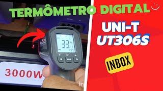 novo termômetro digital, unit ut306s