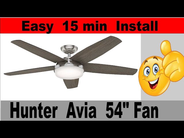 Diy Hunter Avia 54 Inch Ceiling Fan