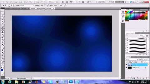 Photoshop cs5.1 - How to make a cool desktop background.