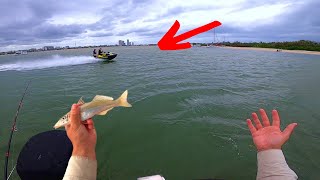 Why do JET SKIS do this to FISHERMEN? | Shallow Water Whiting Tips
