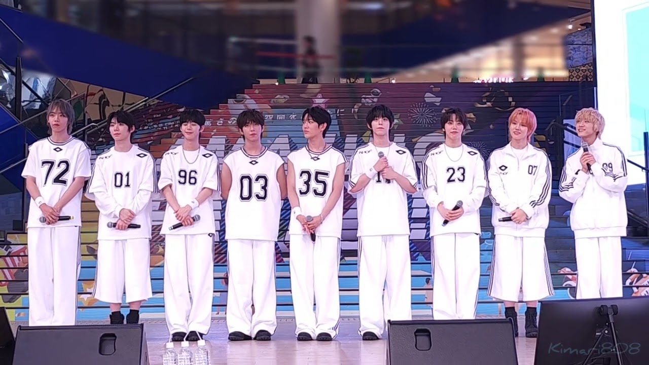 AHOF 　(250801)  2部  あいさつ  トーク(1)  　リリイベ　1st Mini Album『WHO WE ARE』初来日！大阪 セブンパーク天美