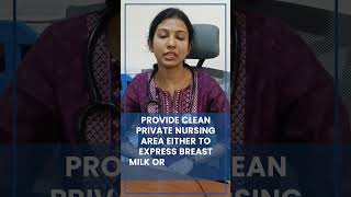 5 Keys To Enable Breastfeeding In Working Mothers Dr. Divya Kumaraswamy Obg Aster Rv