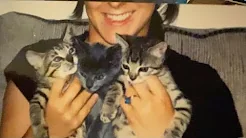 Linda looks at old photos / Monroe Calendar / True Grit (2010) moment / My playwright bio thumbnail