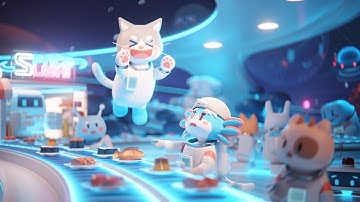 Space Sushi Restaurant - my Road To Infinity challenge submission breakdown