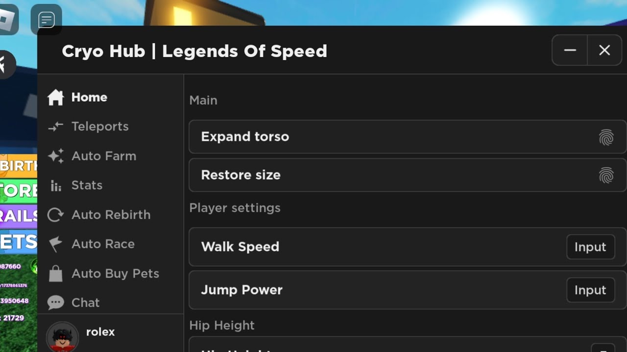 LEGENDS OF SPEED (SIMPLE)⚡ – ScriptPastebin