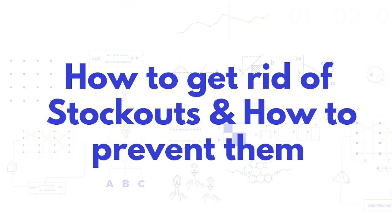 How to get rid of Stockouts & How to prevent them - YouTube