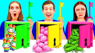 1000 Anahtarın Gizemli Meydan Okumasını Çözün | Komik Yemek Durumları Challenge Fun