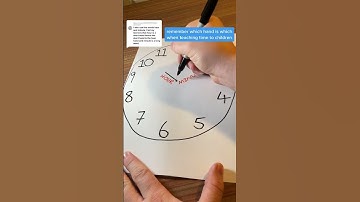 Teaching Clock Hands #shorts