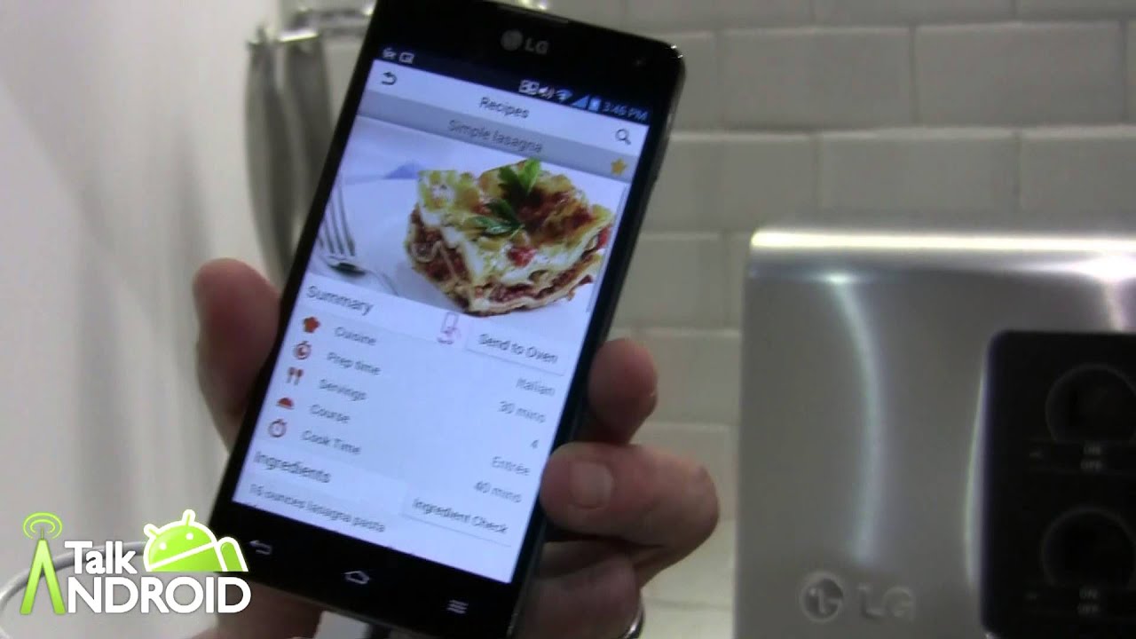 Hands on with the LG NFC enabled smart oven YouTube