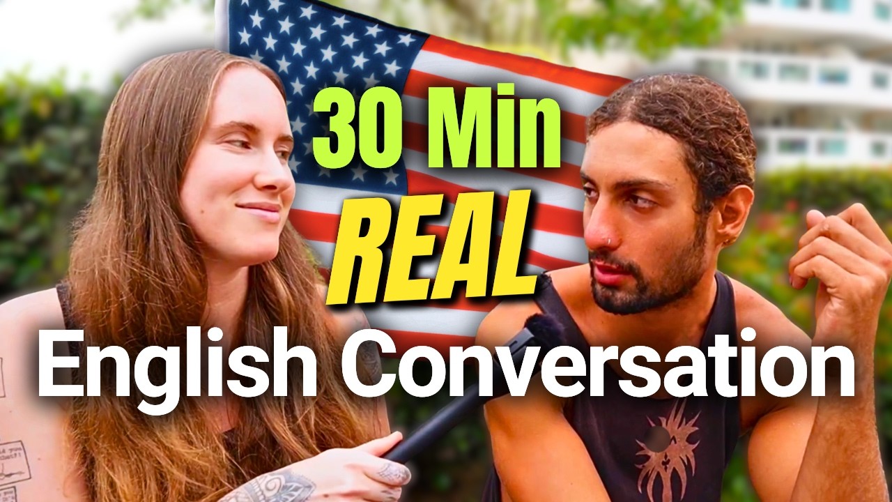 REAL American English Conversation With Native Speakers