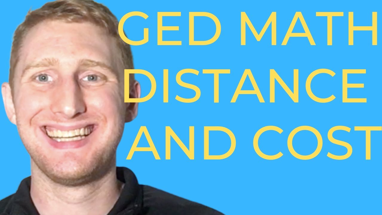 GED Math Distance and Cost Made Easy - YouTube