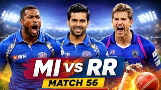 Mi Vs Rr Ipl 2014 Highlights Match No 56. Nail Bitting