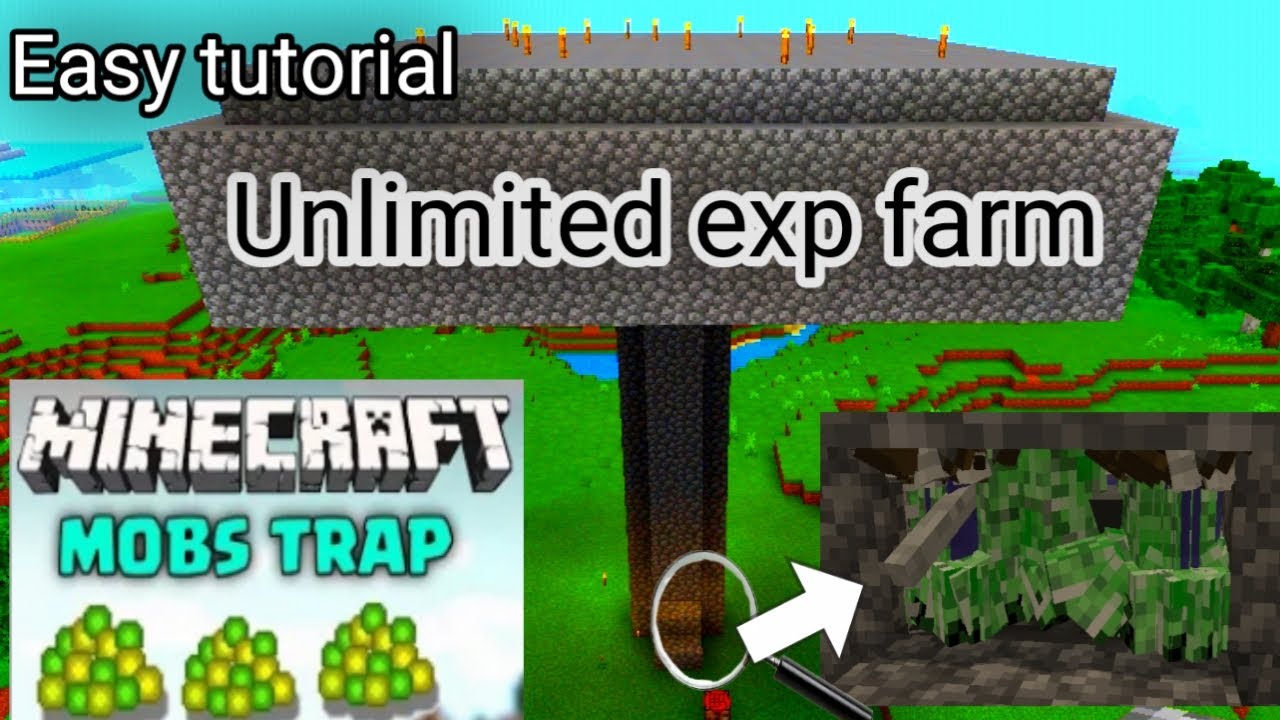 Exp Build Minecraft How to make an exp farm in minecraft #1 - YouTube