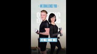 WE CHALLENGE YOU! – [03] WALL SQUAT HOLD – 10 MINUTES
