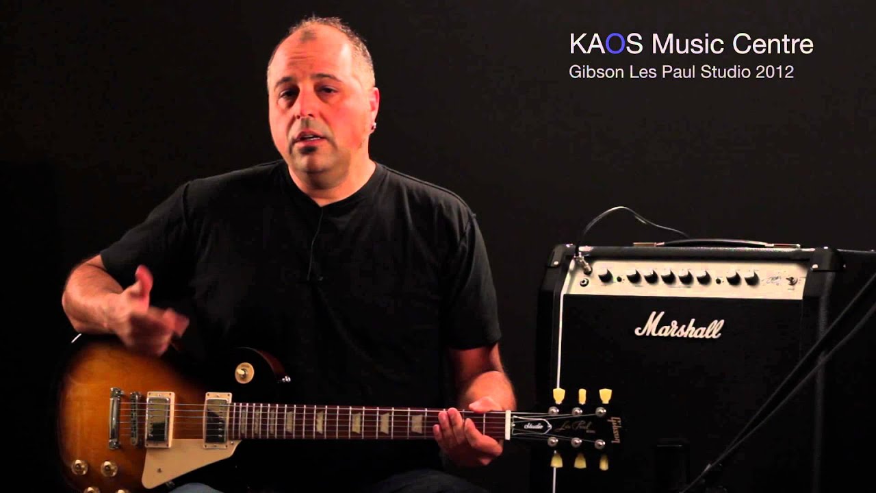 KAOS Gear Demo - Gibson Les Paul Studio 2012 - YouTube
