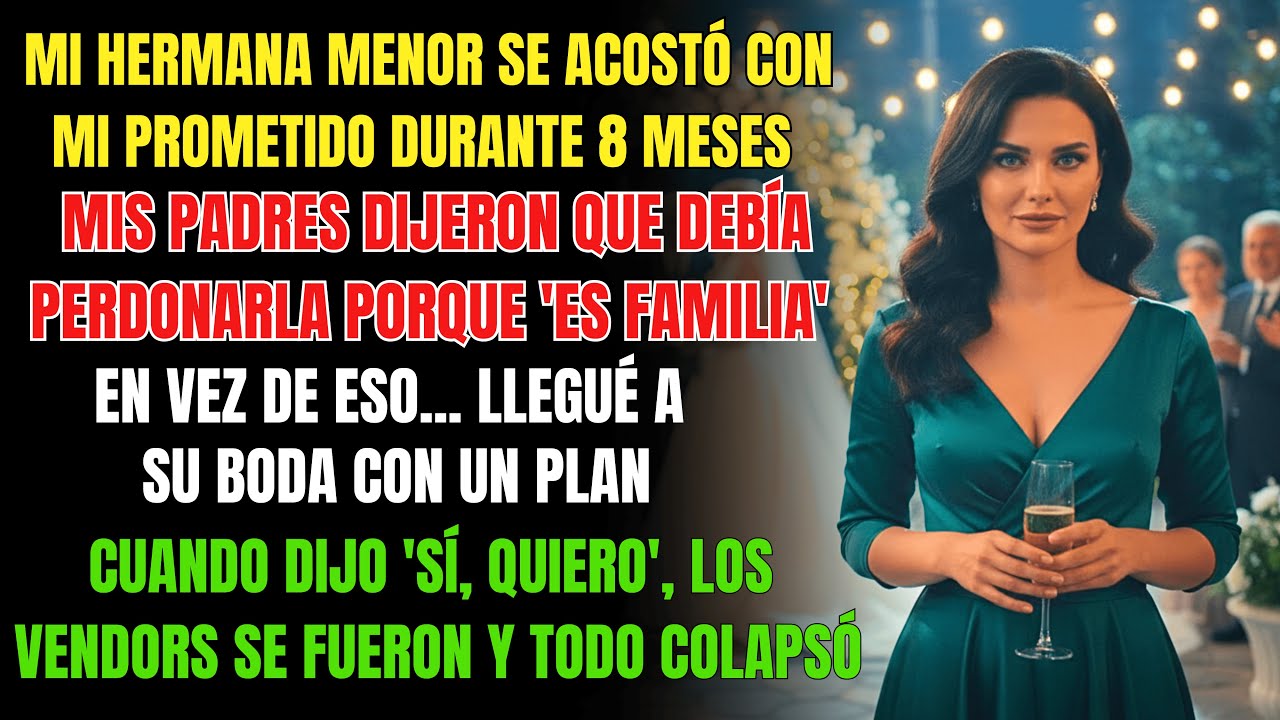 Mi Hermana Menor Se Acostó Con Mi Prometido Y Se Casaron Con MI Boda Cuando Dijo 'Sí, Quiero'...