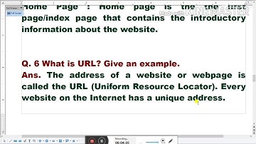 Computer ll Class 7 ll Lesson 8