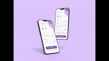 Login/Signup Page | UI/UX Design | Adobe XD