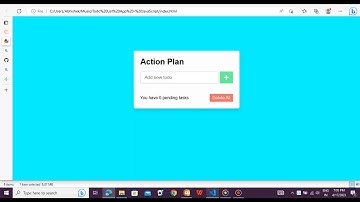 Coding Ninjas Front-end Skill Test 1- TODO LIST.  @CodingNinjasIndia  #website #coding #ninja