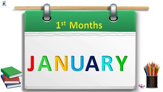 January February Months Name For Kids || Months Name in English with Spelling  || Mahino ke Naam