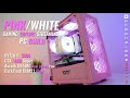 VLOG: PINK/WHITE Theme Gaming/Editing/Streaming PC Build Ryzen 5 3600 I GTX 1660 Super