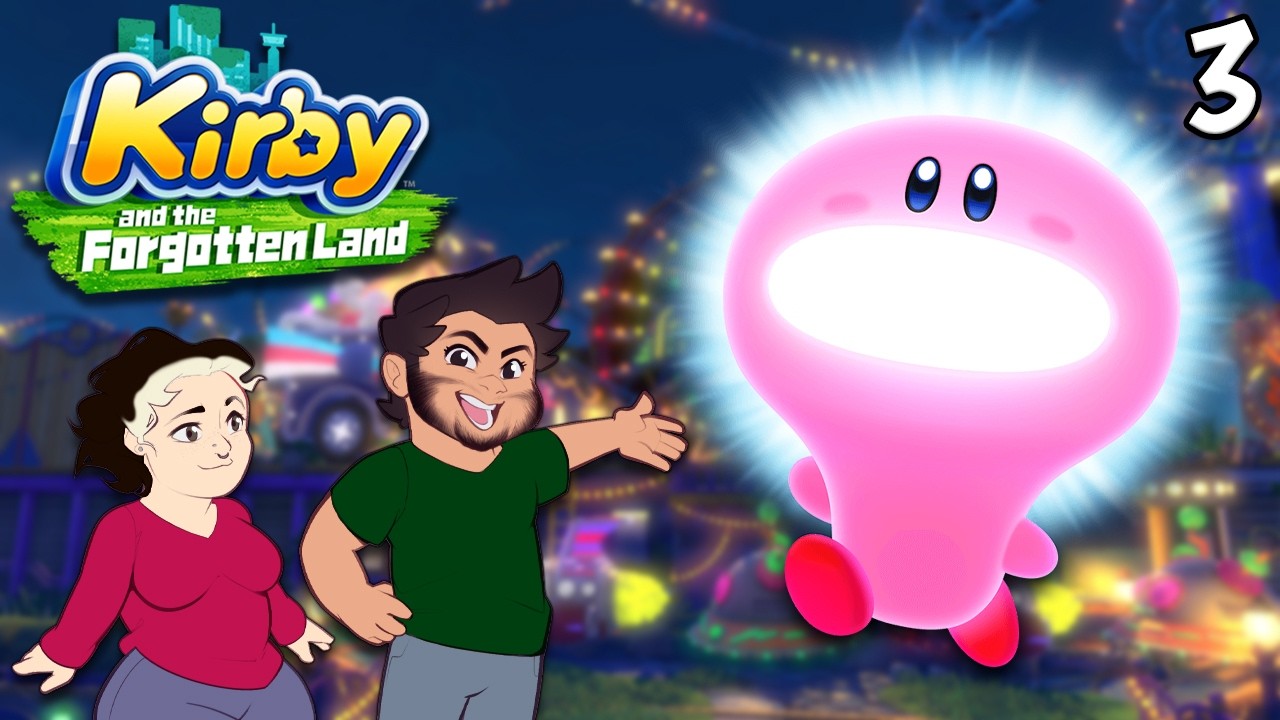 Blazing Through This | Kirby and the Forgotten Land [Couch Co-Op] - Ep 3 (Ash & Tyler Play)